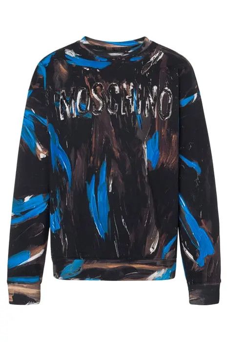Moschino o1y0225 Logo Crewneck Sweatshirt in Multicolor Size US S / EU 44-46 / 1 - 1 Thumbnail