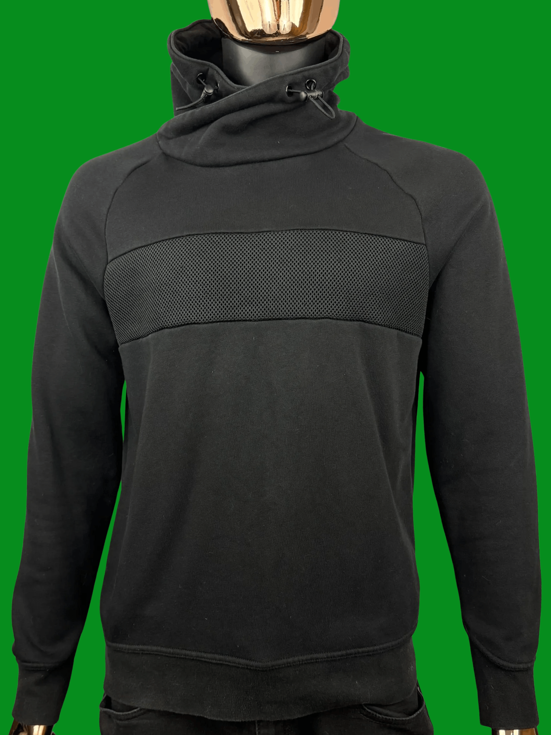 H&M H&M Black Cowl Neck Fleece Pullover Sweatshirt Size US M / EU 48-50 / 2 - 2 Thumbnail