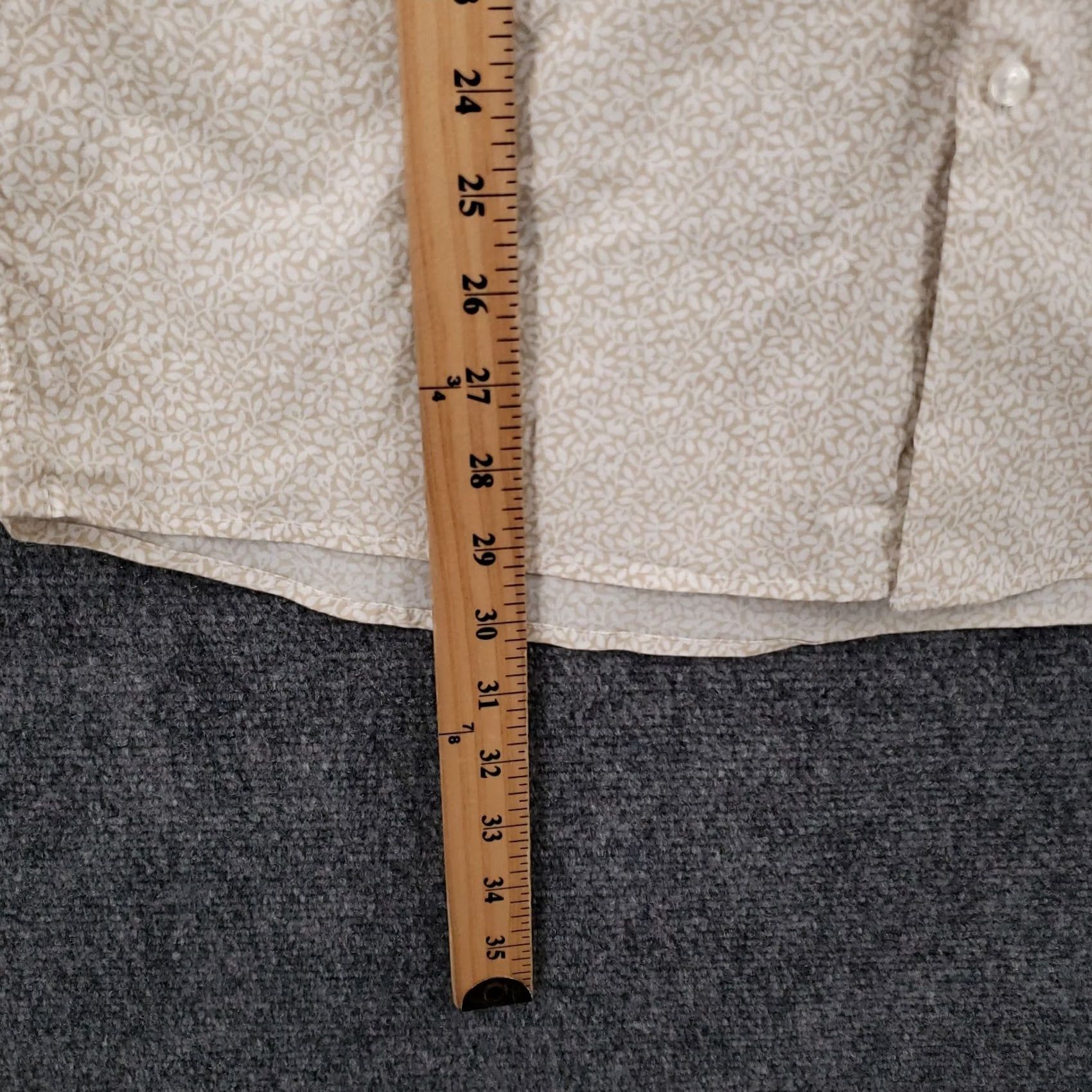 Michael Kors Michael Kors Shirt XL Beige Floral Button Up Slim Camp Large Extra Mens Size US XL / EU 56 / 4 - 5 Thumbnail