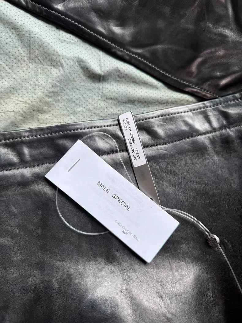 Carol Christian Poell Carol Christian Poell LM/2599 Leather Jacket with Q8 Size US L / EU 52-54 / 3 - 3 Thumbnail