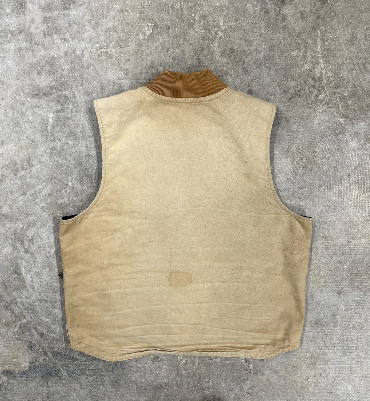 Carhartt Crazy Y2K Carhartt Tan Brown Workwear 3M Thinsulate Vest Size US XL / EU 56 / 4 - 2 Thumbnail