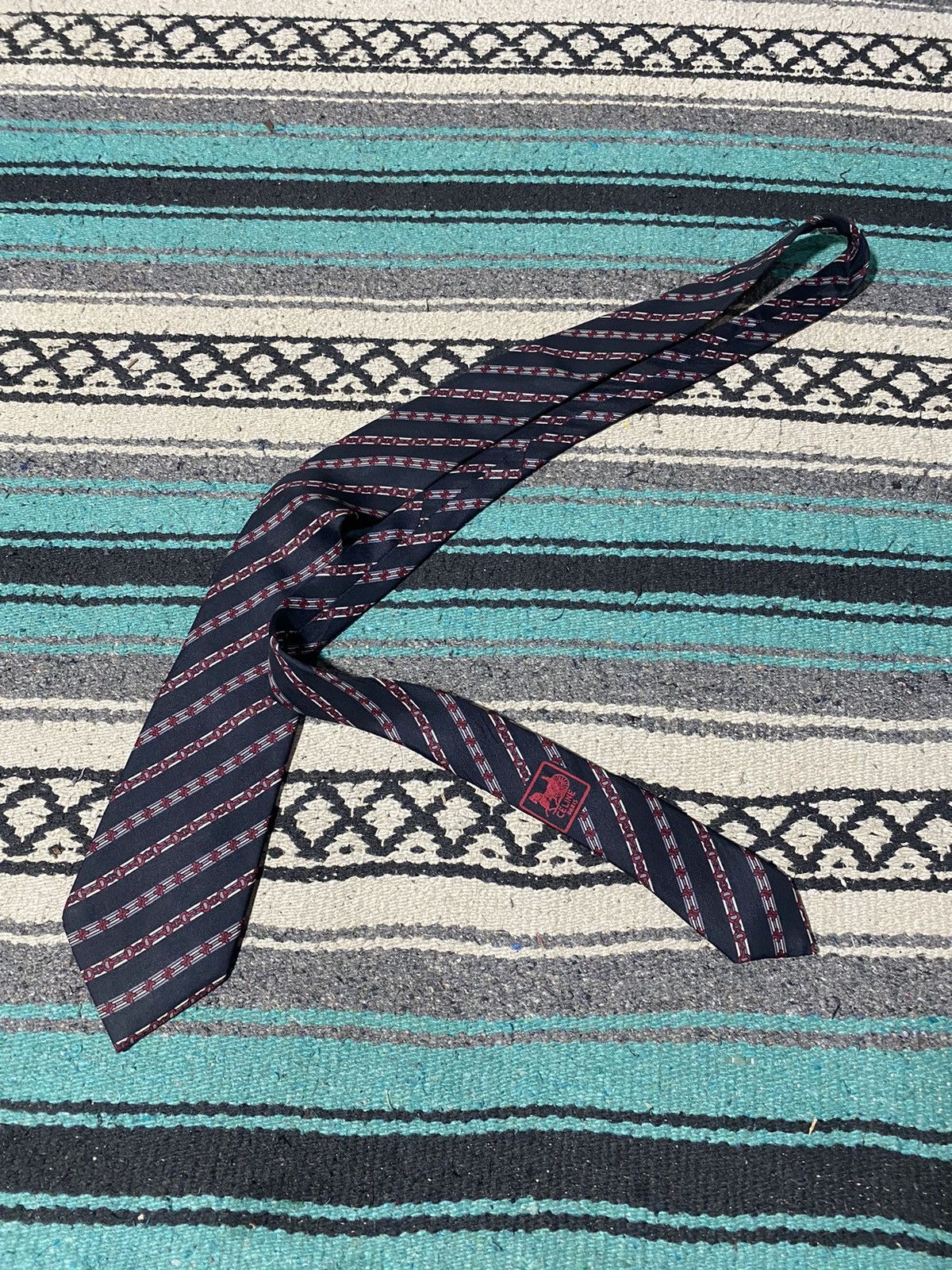 Celine Celine Chain Pattern tie Size ONE SIZE - 2 Thumbnail