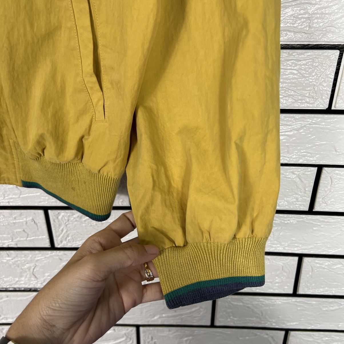 Vintage 90's NATIVE AMERICA INDIAN Yellow Bomber Jacket #4050-C184 Size US S / EU 44-46 / 1 - 8 Thumbnail