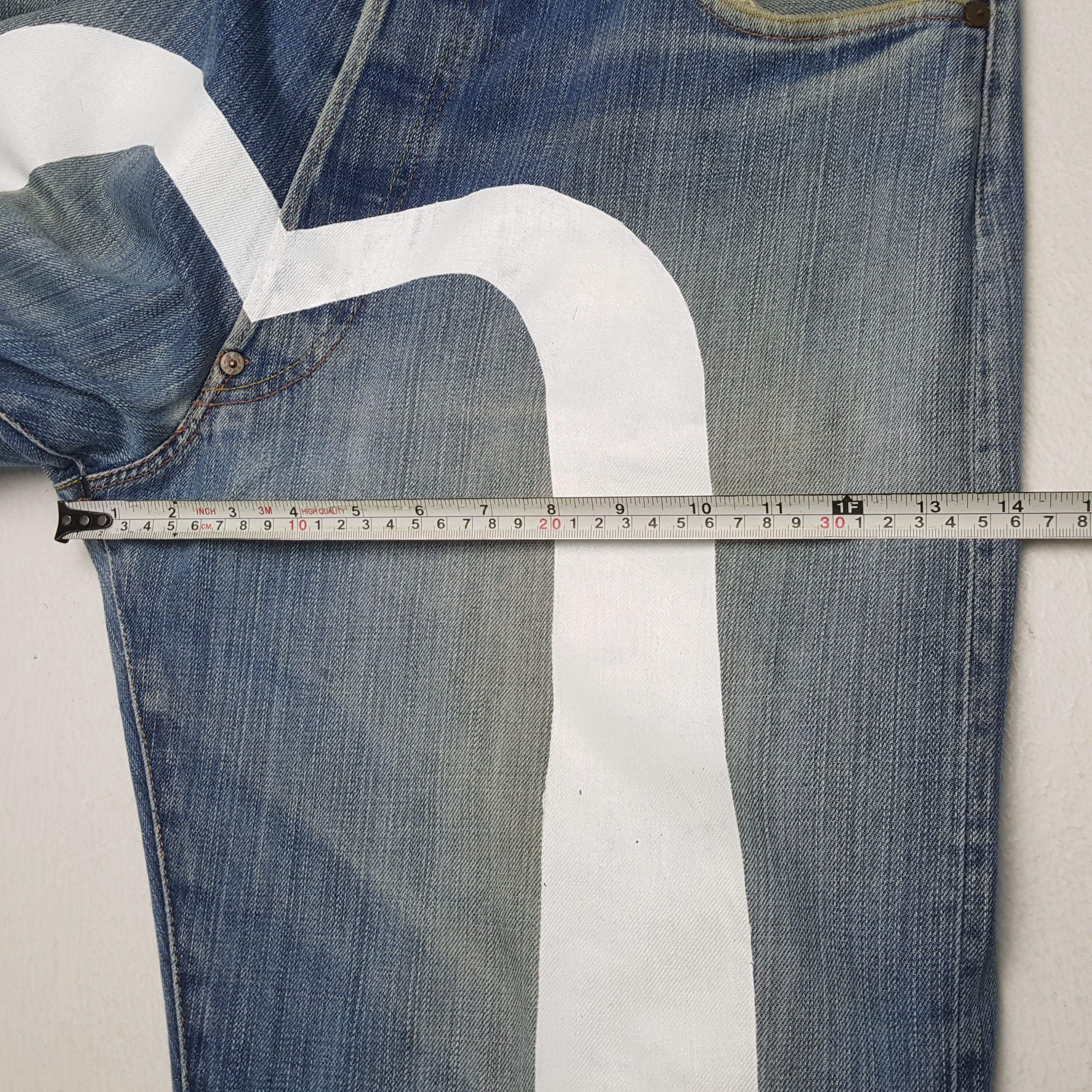 Evisu × Japanese Brand × Vintage Vintage EVISU Japanese Brand Daicock Custom Style Jeans Size US 34 / EU 50 - 9 Thumbnail