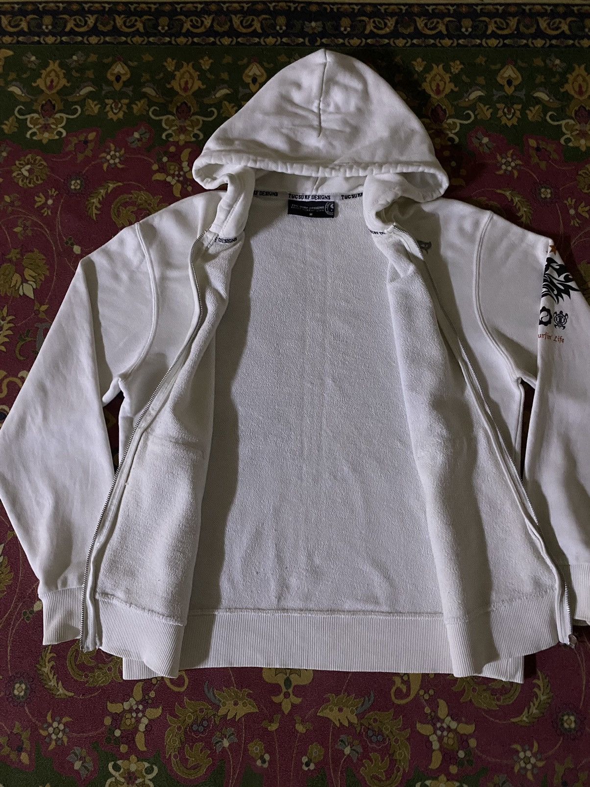 Affliction × Japanese Brand Vintage Japanese Brand T&C Surf Design Poem Style Hoodie Size US M / EU 48-50 / 2 - 6 Thumbnail