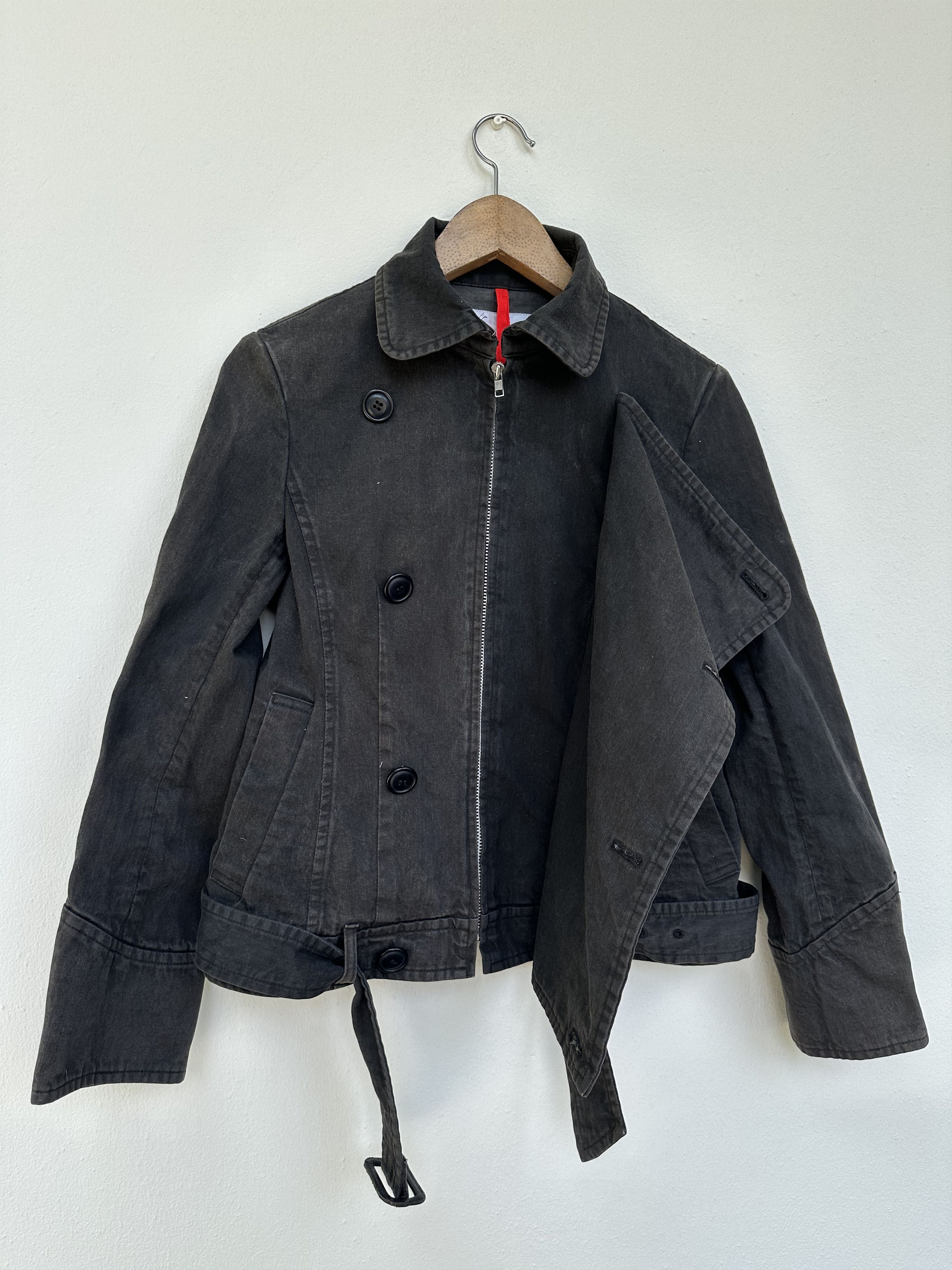 Issey Miyake Issey Miyake Designer Sunaokuwahara Distressed Punk Jacket Size US M / EU 48-50 / 2 - 5 Thumbnail