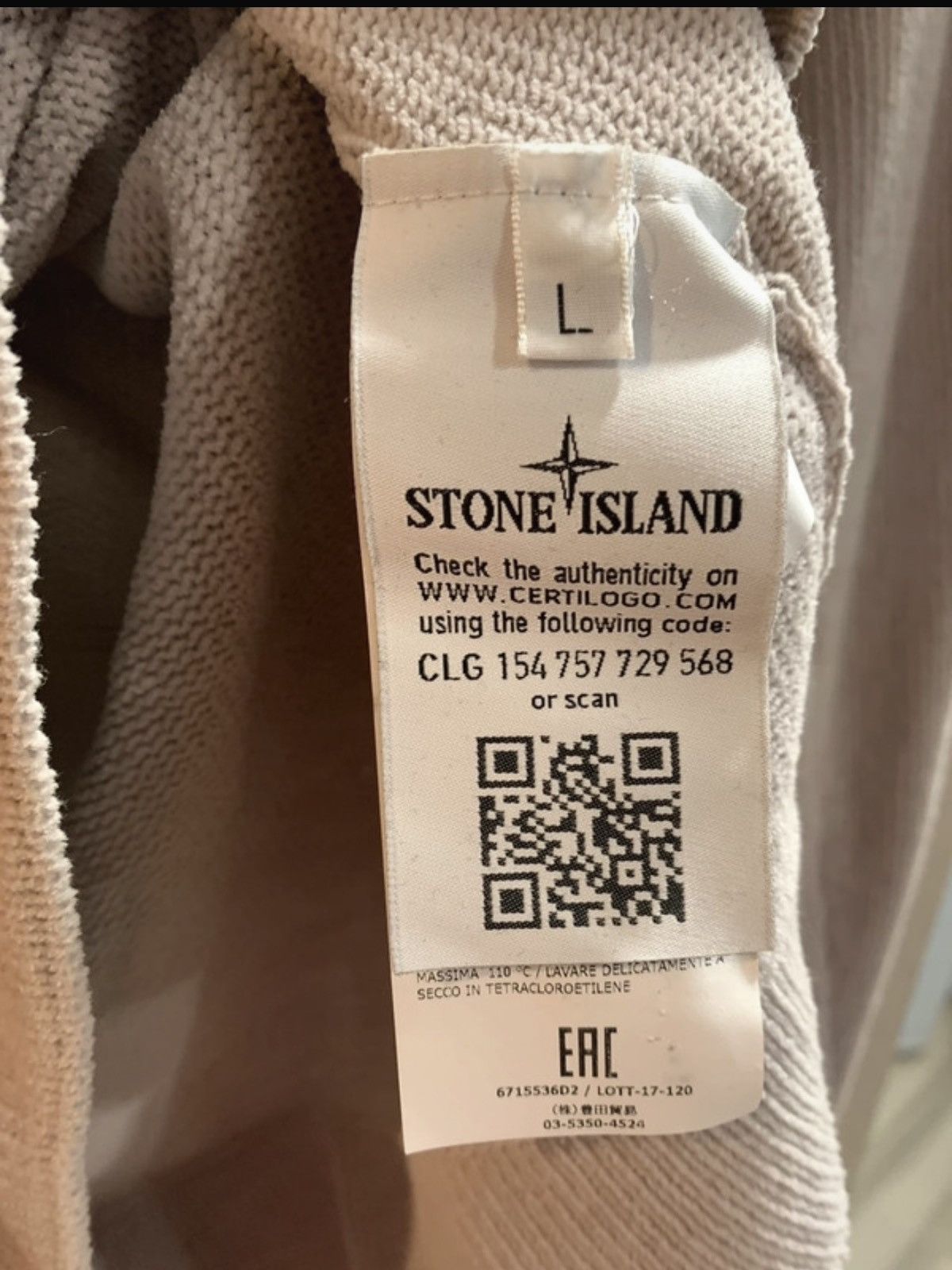 Stone Island Maglia Stone Island uomo Size US L / EU 52-54 / 3 - 6 Thumbnail