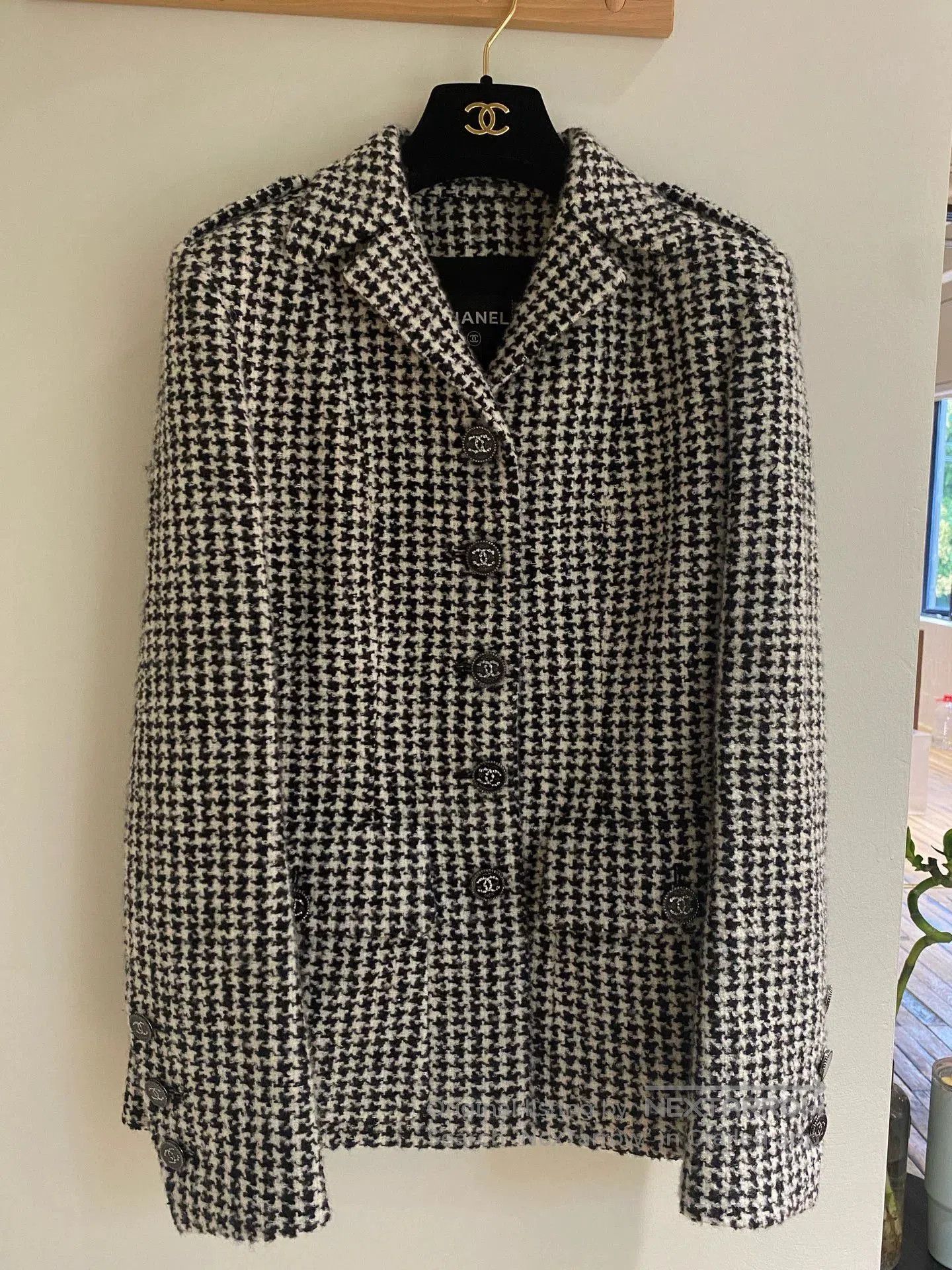 Chanel Chanel 2022 Houndstooth Tweed Jacket FR36. Size US XS / EU 42 / 0 - 1 Thumbnail