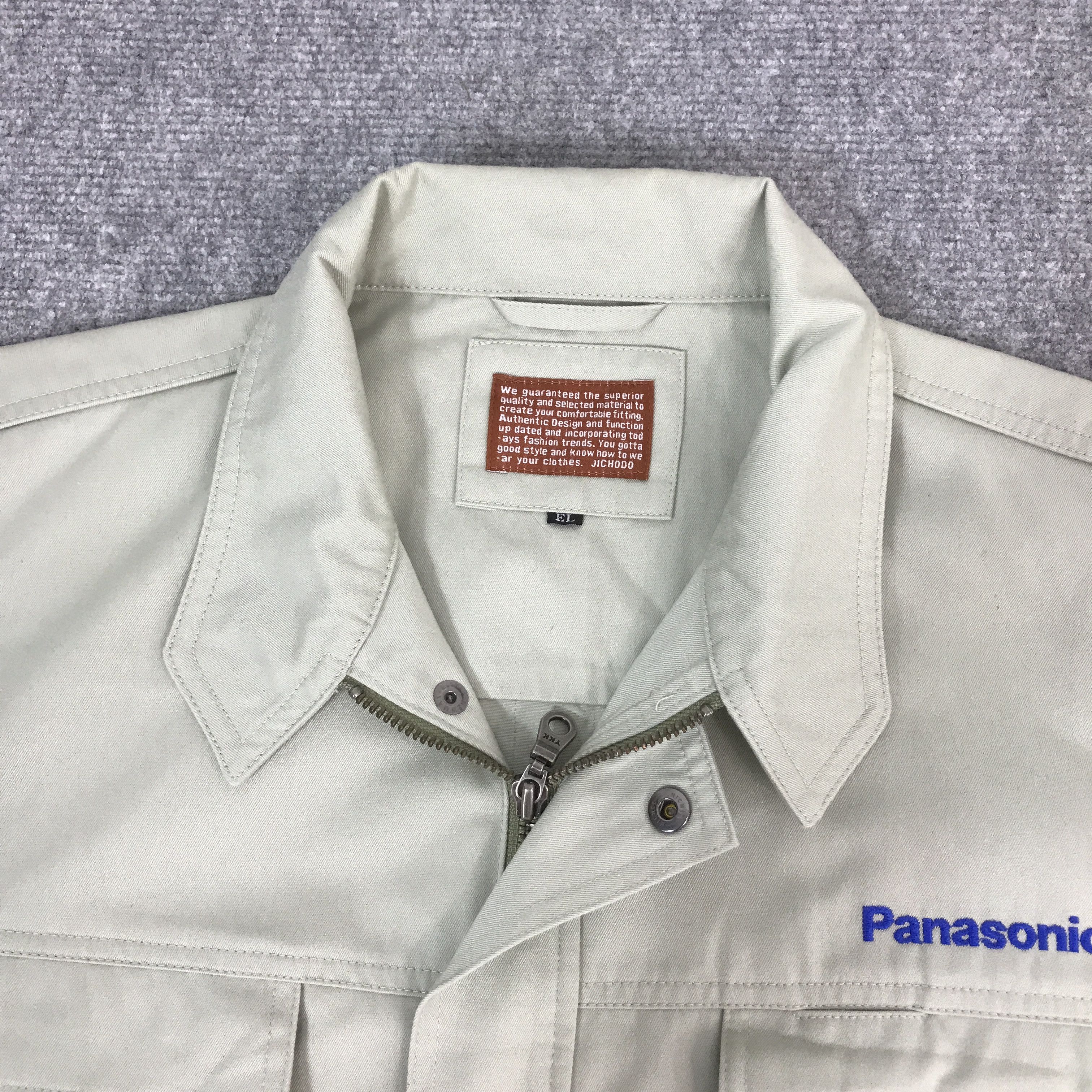 Japanese Brand PANASONIC WORKWEAR JAPAN UNIFORM CUSTOM JACKET K61B24 Size US XL / EU 56 / 4 - 5 Thumbnail