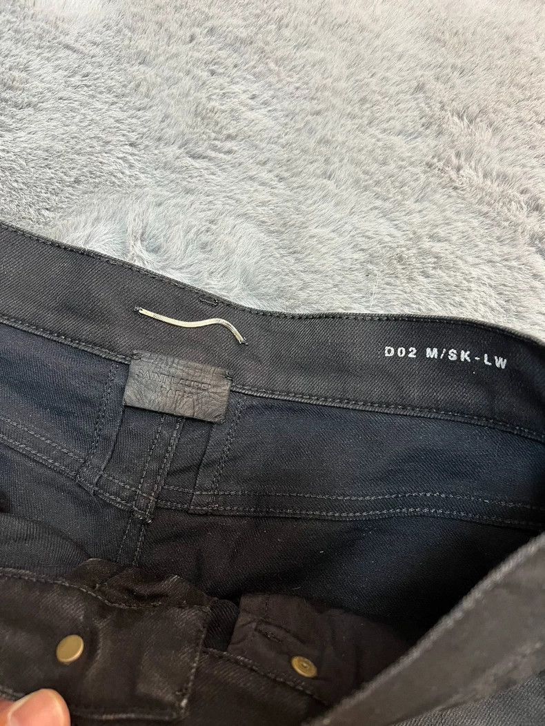 Saint Laurent Paris Saint Laurent Black Basic Denim Pants Size 31-2506 Size US 31 - 3 Thumbnail