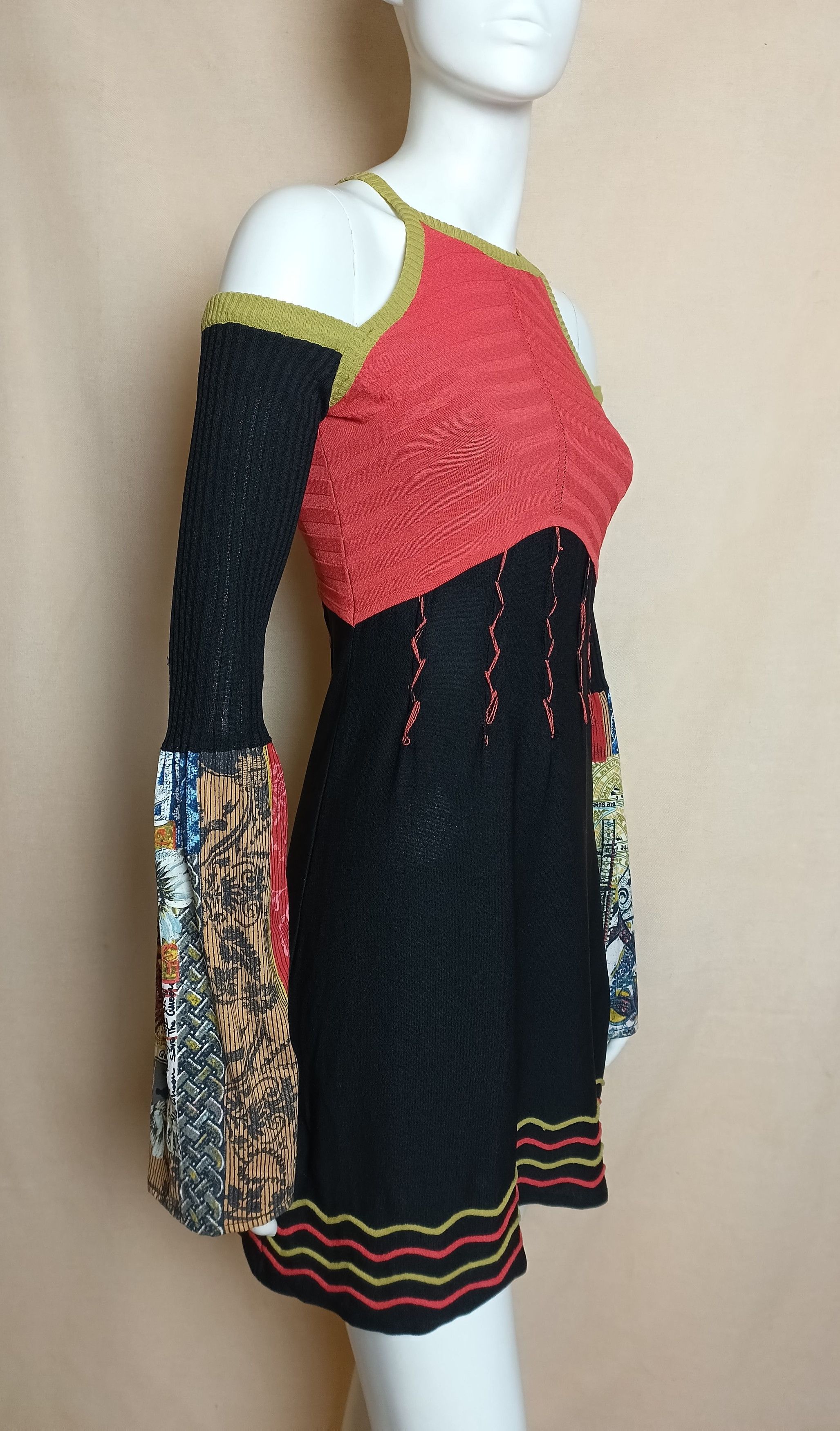 Designer Save The Queen Abstract Print Dress size M Size M / US 6-8 / IT 42-44 - 2 Thumbnail