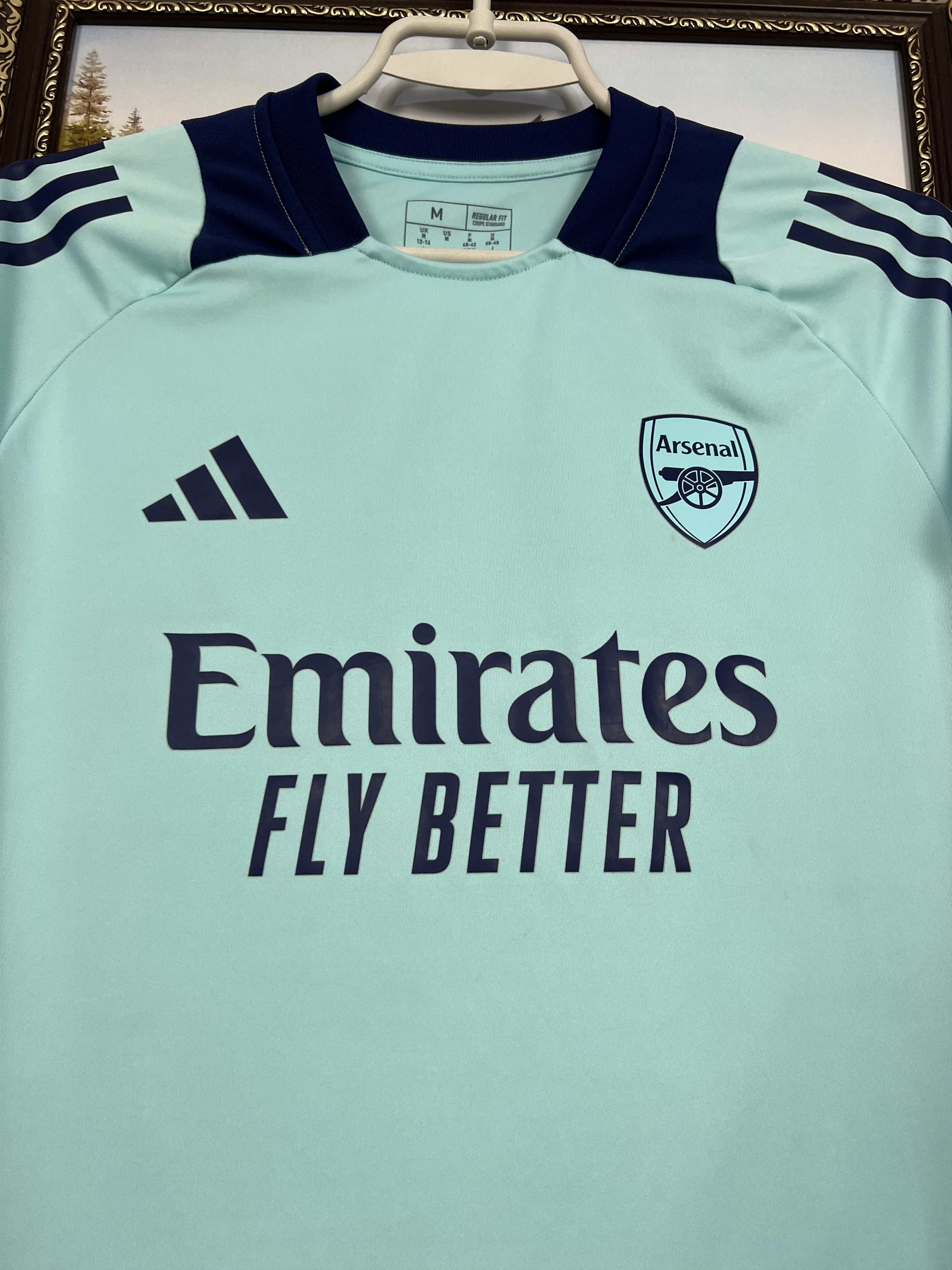 Adidas 2023 Arsenal Adidas Train Football Shirt Soccer Jersey Size US M / EU 48-50 / 2 - 3 Thumbnail