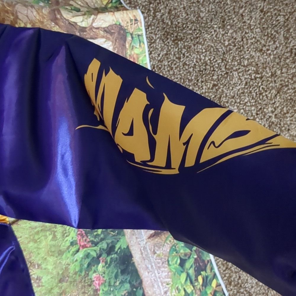 Other HEADGEAR classics purple Kobe Crenshaw satin jacket medium Size US M / EU 48-50 / 2 - 4 Thumbnail