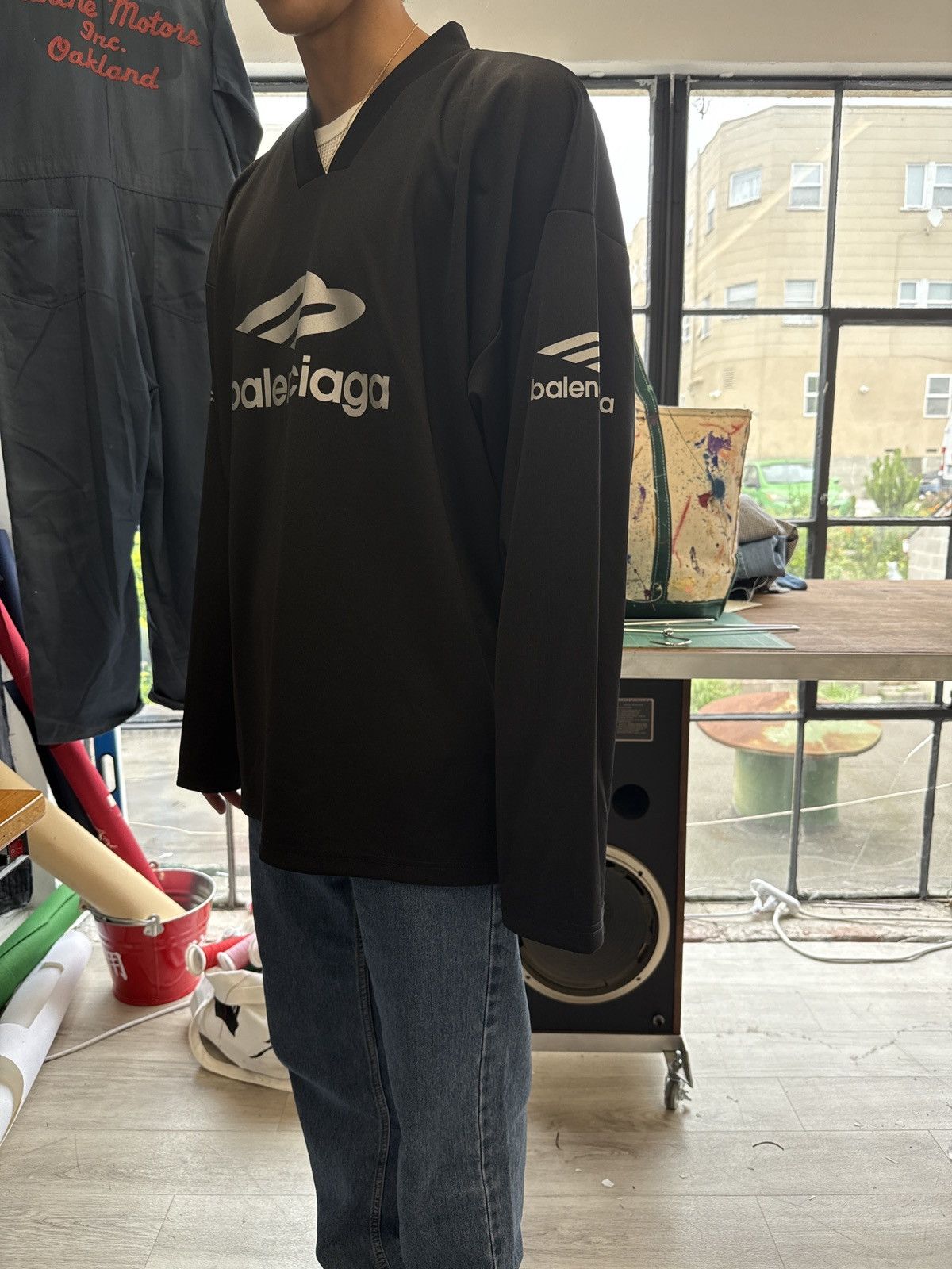 Balenciaga Balenciaga Ski Hockey Jersey Long Sleeve Size US XS / EU 42 / 0 - 5 Thumbnail
