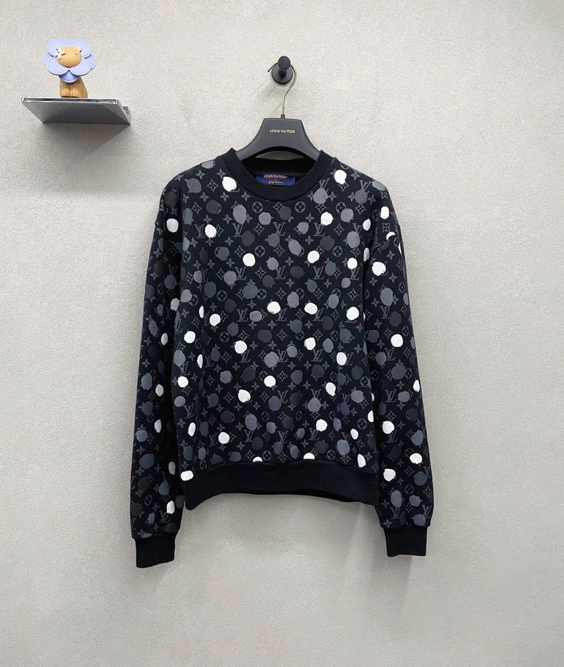 Louis Vuitton Dot Pattern Crewneck Sweatshirt- DMC