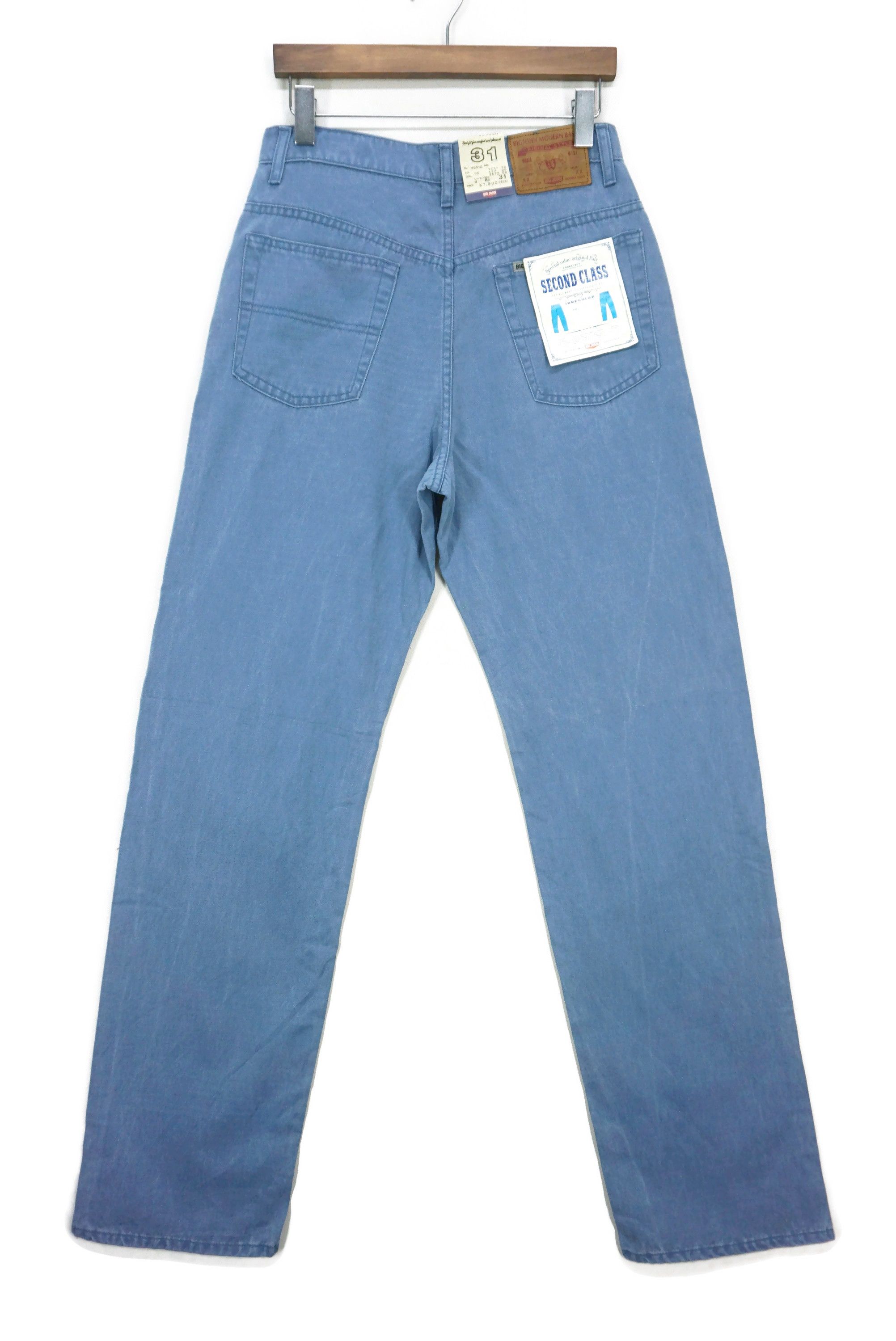 Japanese Brand Big John Jeans Size W31xL36 Modern Basic Rayon Blend Denim Size US 31 - 1 Thumbnail