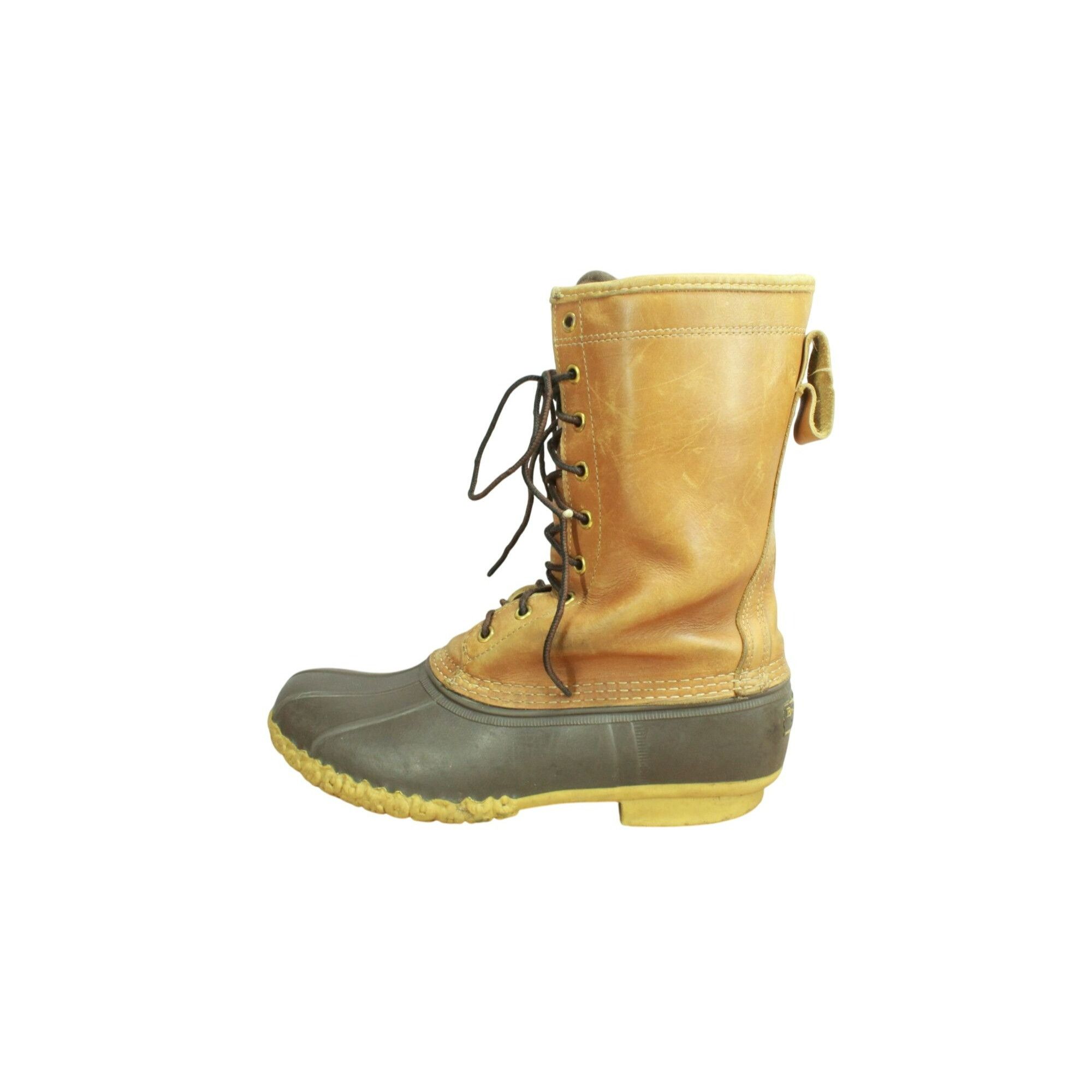 L.L. Bean Boots Mens Size 10 Medium Brown Gore-Tex Thinsulate Duck Rain Winter L.L. Bean 8\ main image 3