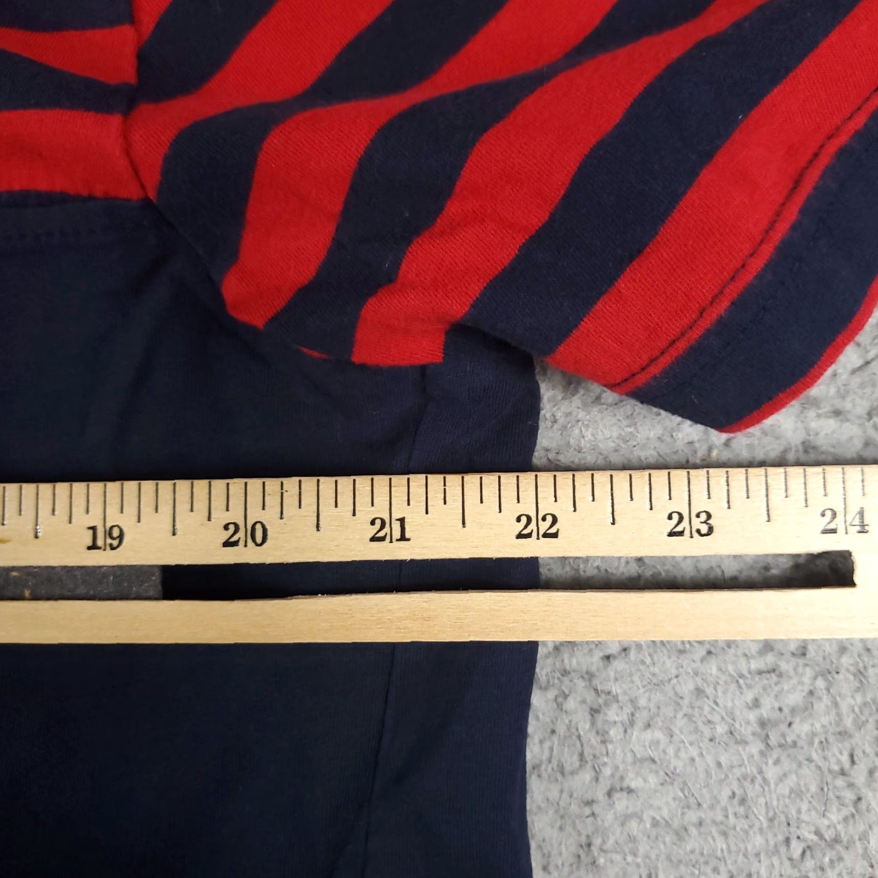 Nautica Nautica Shirt Mens Large Red Striped Crew Neck Short Sleeve Logo Casual Size US L / EU 52-54 / 3 - 6 Thumbnail