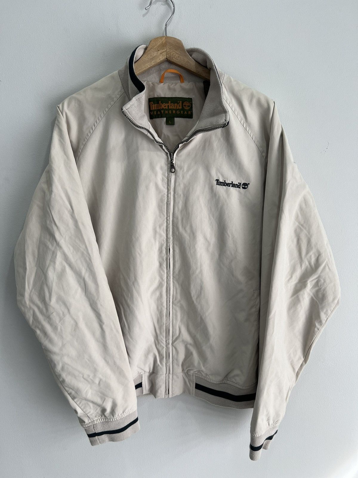 Timberland Vintage Timberland Windbreaker Jacket Zip Up Size US L / EU 52-54 / 3 - 1 Thumbnail