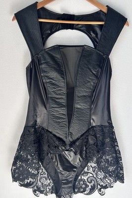 Other BNWT Spirit Halloween Showstopper Adult Lace Mesh Bodysuit Size L / US 10 / IT 46 - 3 Thumbnail