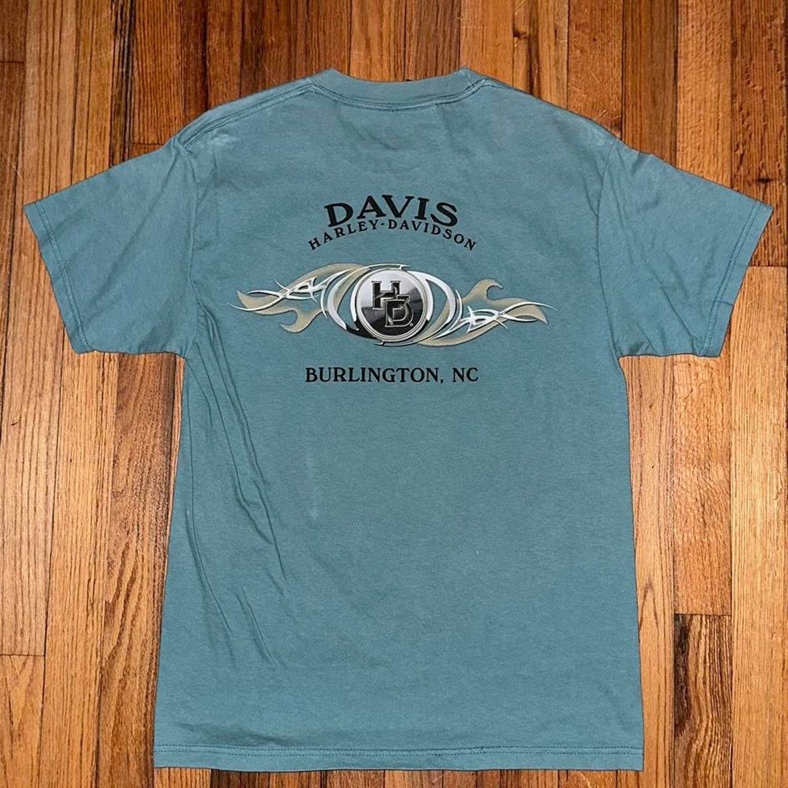 Harley Davidson Vintage 2004 Harley Davidson Motorcycles Burlington NC Tee M Size US M / EU 48-50 / 2 - 3 Thumbnail