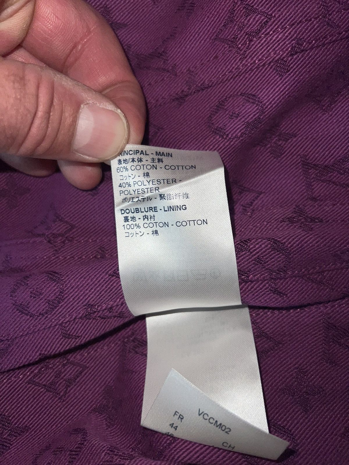 Louis Vuitton Louis Vuitton Monogram Pink Denim Jacket Size US L / EU 52-54 / 3 - 11 Thumbnail