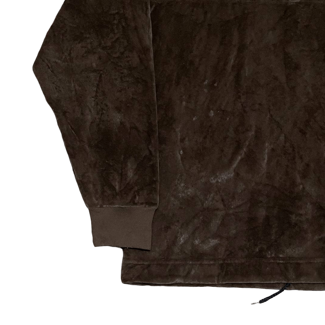 Carhartt Vintage Carhartt Brown Velvet Half Zipper Jacket Size US L / EU 52-54 / 3 - 3 Thumbnail