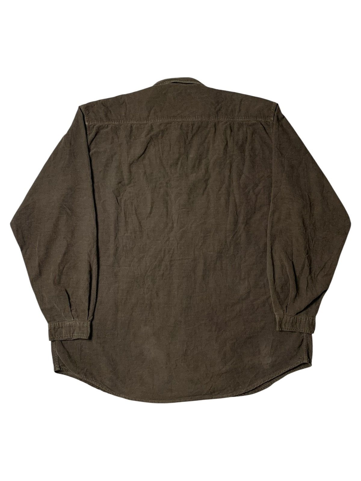 Armani 1990s Armani Jeans Double Pocket Oversized Corduroy Shirt Size US XL / EU 56 / 4 - 10 Thumbnail