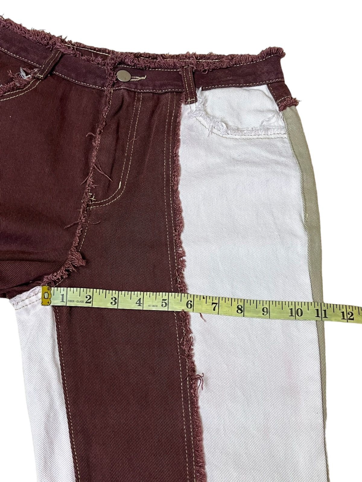 Japanese Brand JAPANESE BRAND SHEIN WOMEN PATCHWORK DISTRESSED PANT Size 29" - 16 Thumbnail