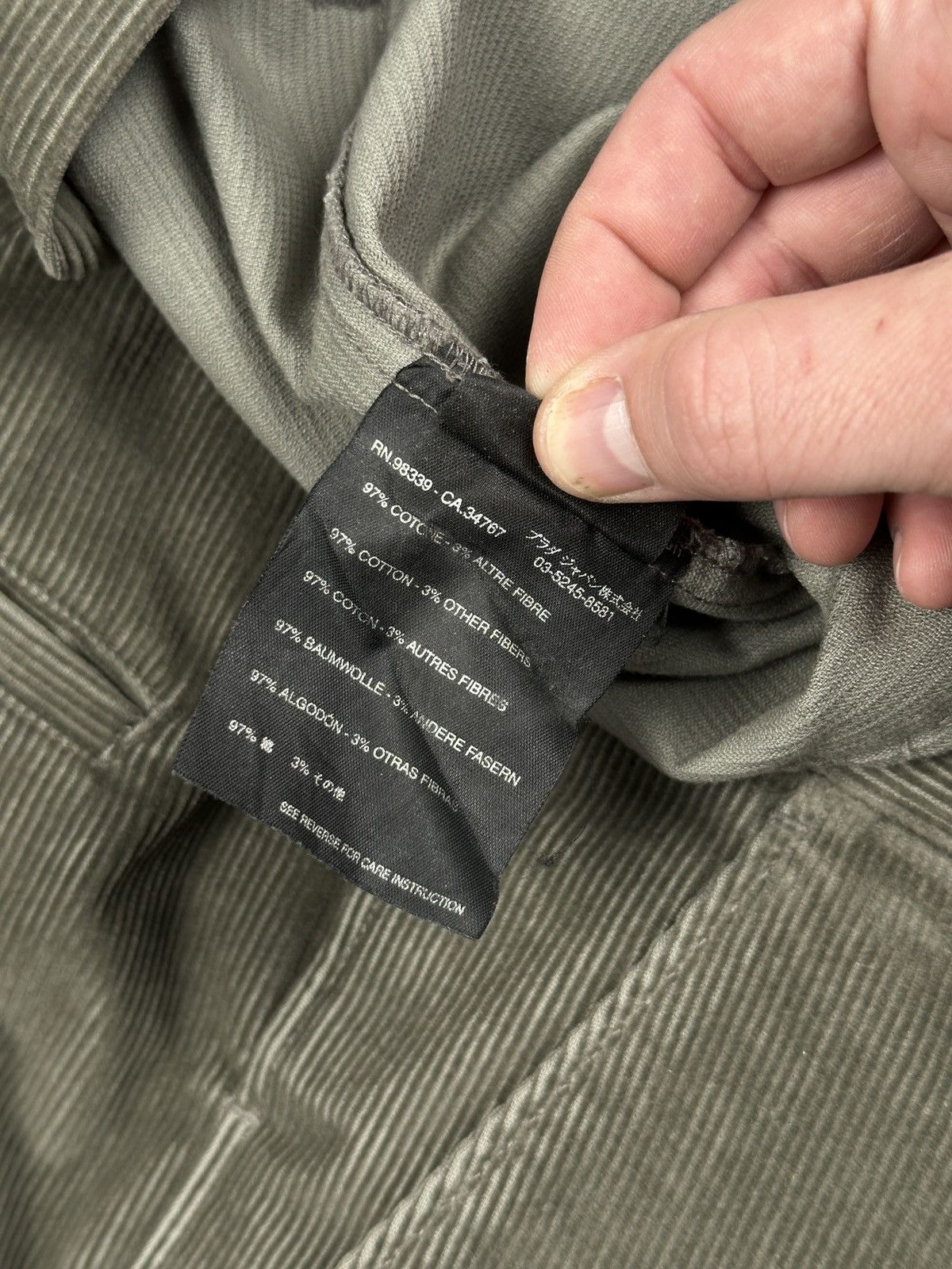 Prada Prada Milano Archive Corduroy Pants Olive Green Size US 36 / EU 52 - 18 Thumbnail