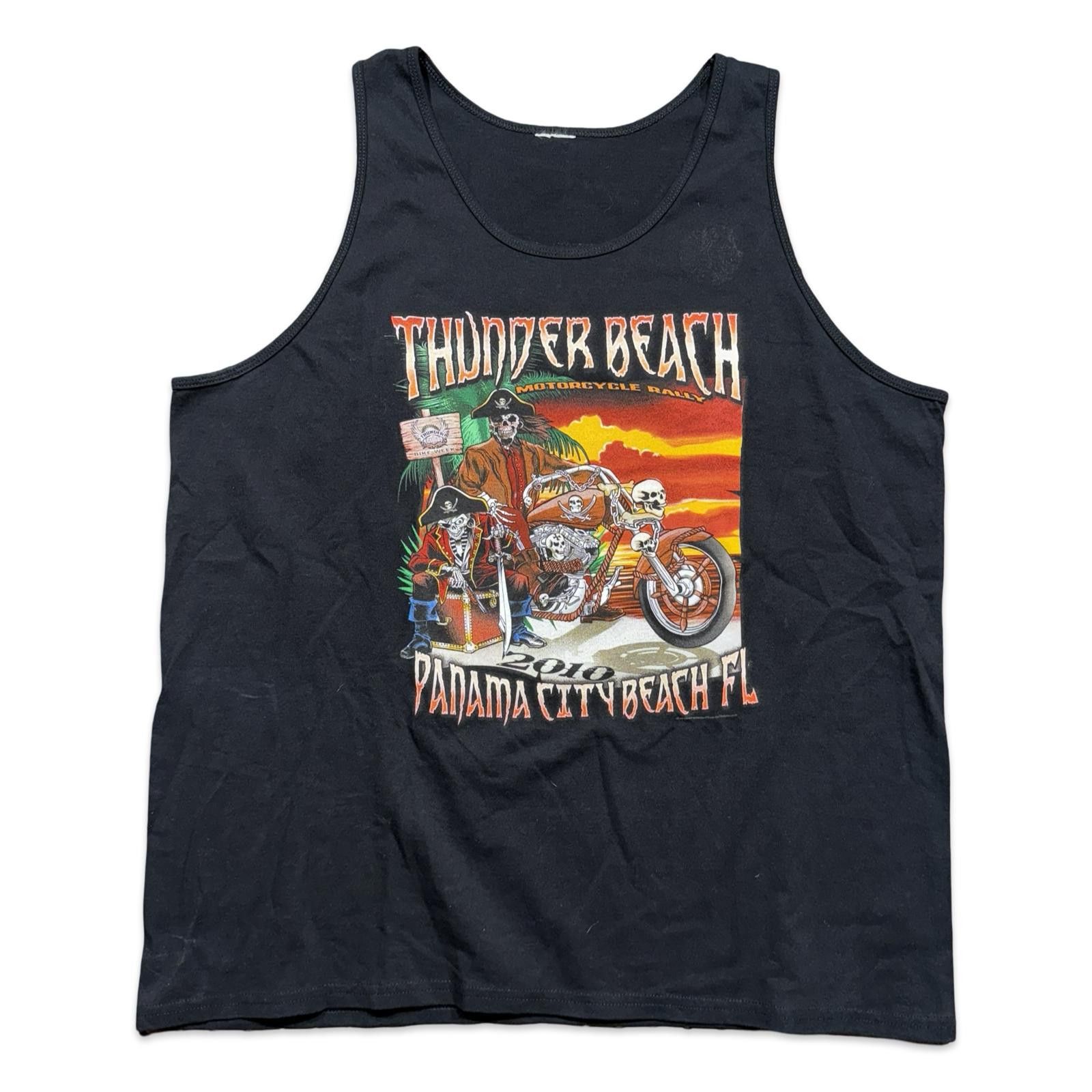 Designer Thunder Beach Motorcycle Rally PCB Florida Graphic Tank Top Size US XL / EU 56 / 4 - 1 Thumbnail