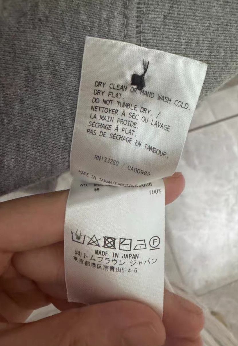 Thom Browne Thom Browne Grey hoodie Size US M / EU 48-50 / 2 - 4 Thumbnail