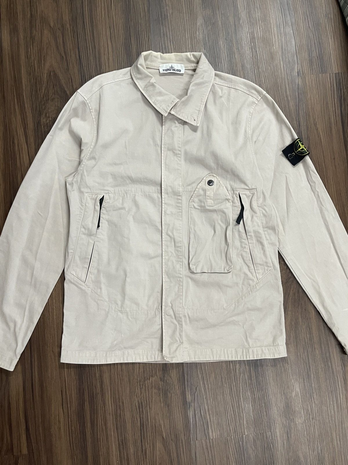 Stone Island Beige Stone Island Overshirt Size US M / EU 48-50 / 2 - 2 Thumbnail