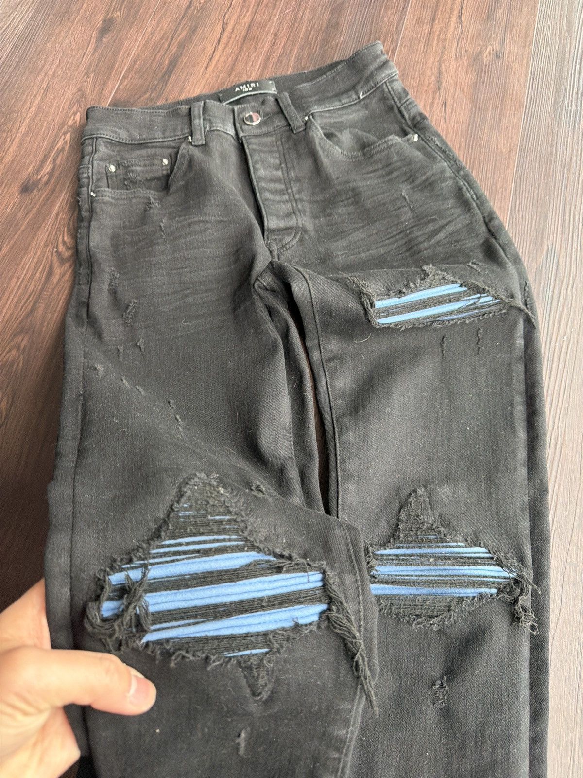 Amiri Amiri MX1 Blue Patch Size US 28 / EU 44 - 2 Thumbnail