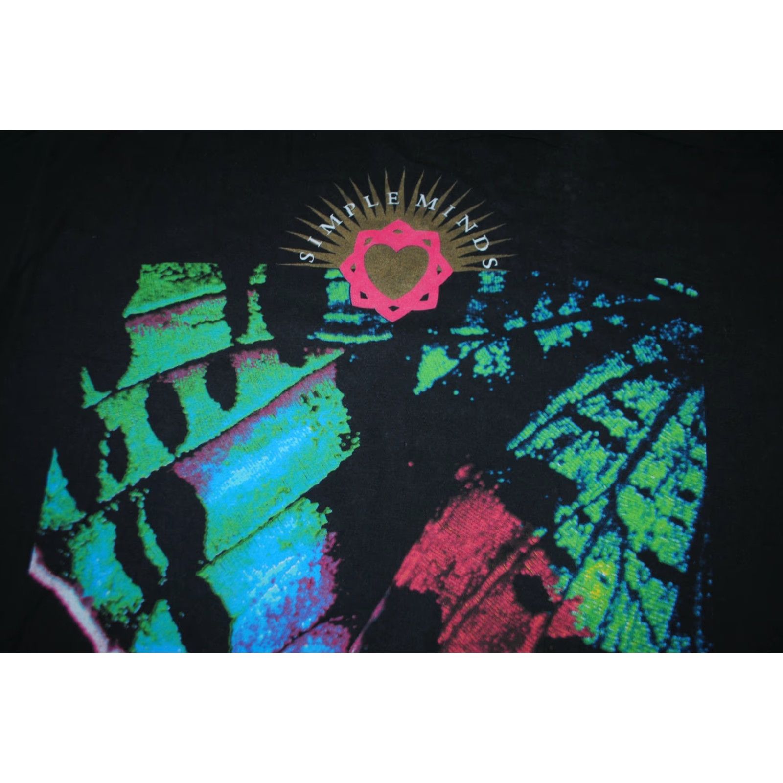 Vintage VINTAGE SIMPLE MINDS REAL LIFE TOUR T SHIRT 1991 GENUINE 90s size LARGE RARE Black Short Sleeve Adults Large Vintage 90s Mens Size US L / EU 52-54 / 3 - 3 Thumbnail
