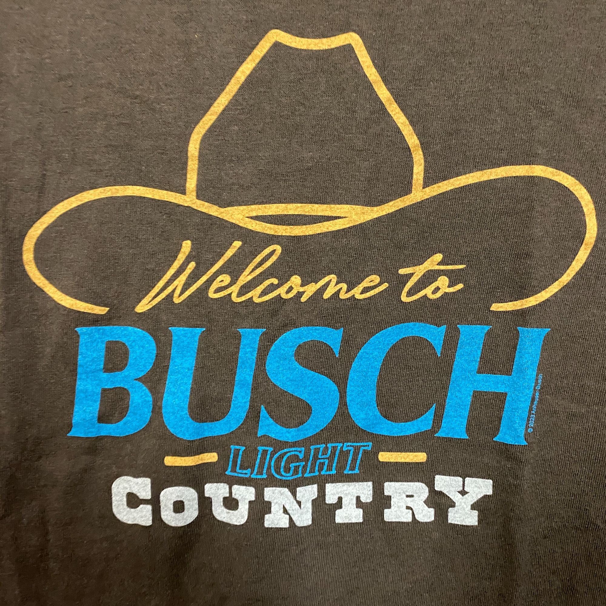 Other Welcome To Busch Light Country Vintage Style Brown T-Shirt E Size US XS / EU 42 / 0 - 2 Thumbnail