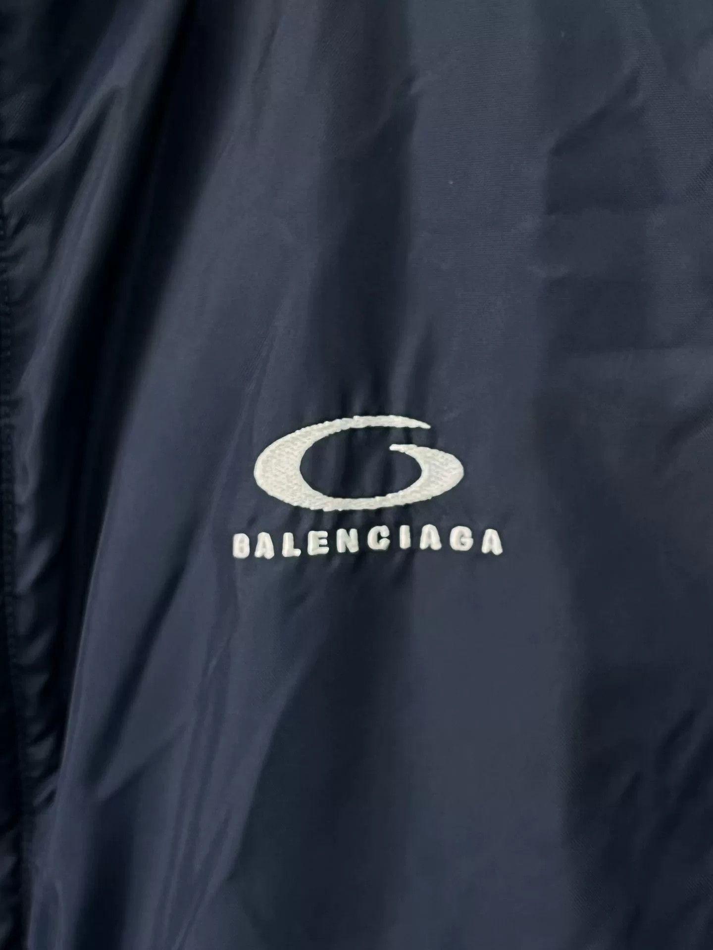 Balenciaga Balenciaga Reversible Cotton Jacket in Navy Size US L / EU 52-54 / 3 - 3 Thumbnail