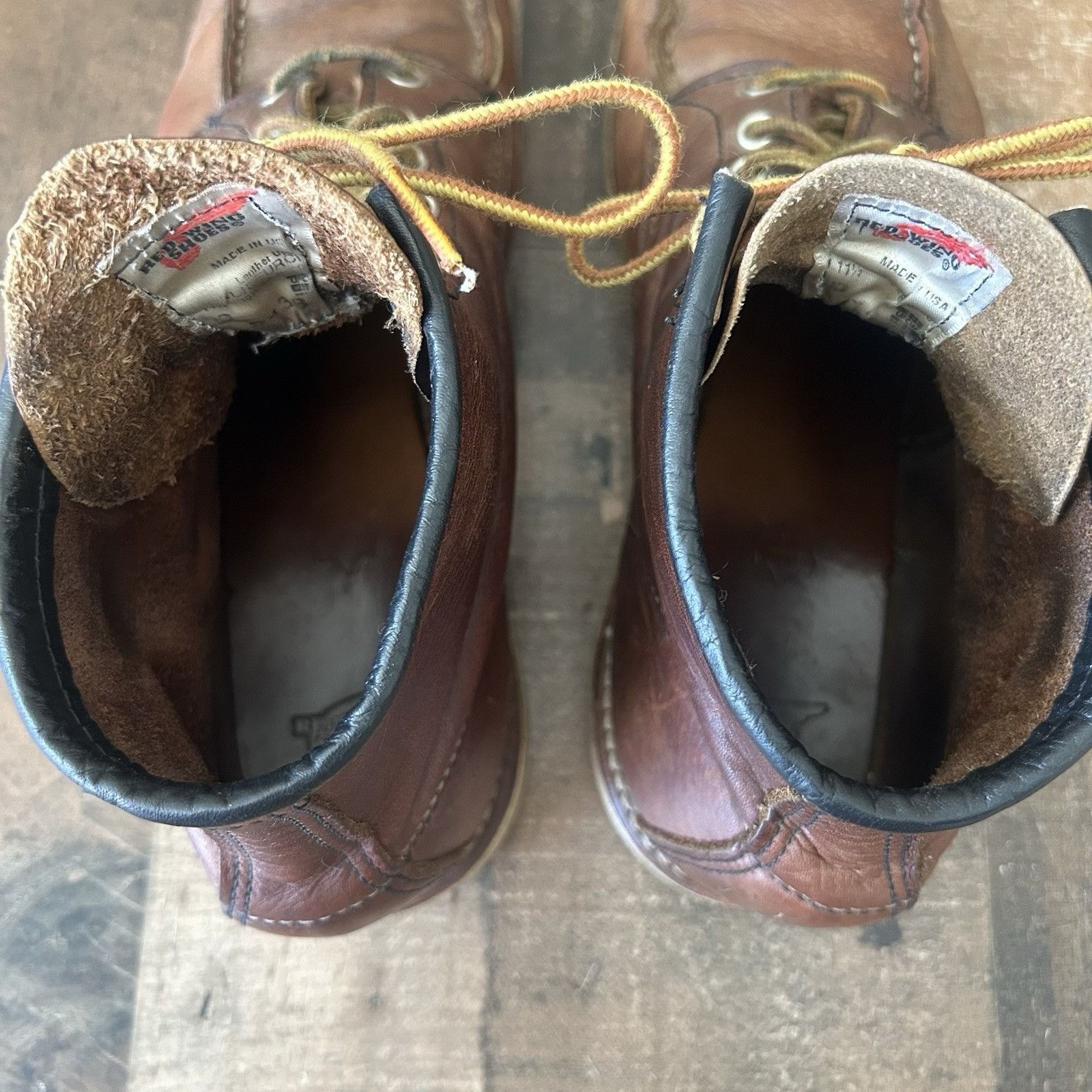 Red Wing Red Wing 8138 Heritage Moc Toe Work Boots Mens 11.5 D Size US 11.5 / EU 44-45 - 5 Thumbnail
