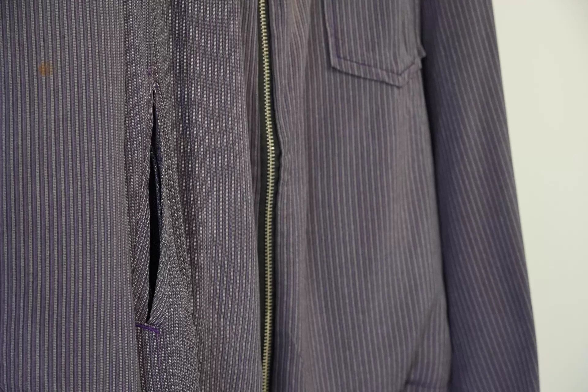 Yohji Yamamoto Yohji Yamamoto 96SS Striped Zipper Jacket Men's Size US M / EU 48-50 / 2 - 4 Thumbnail