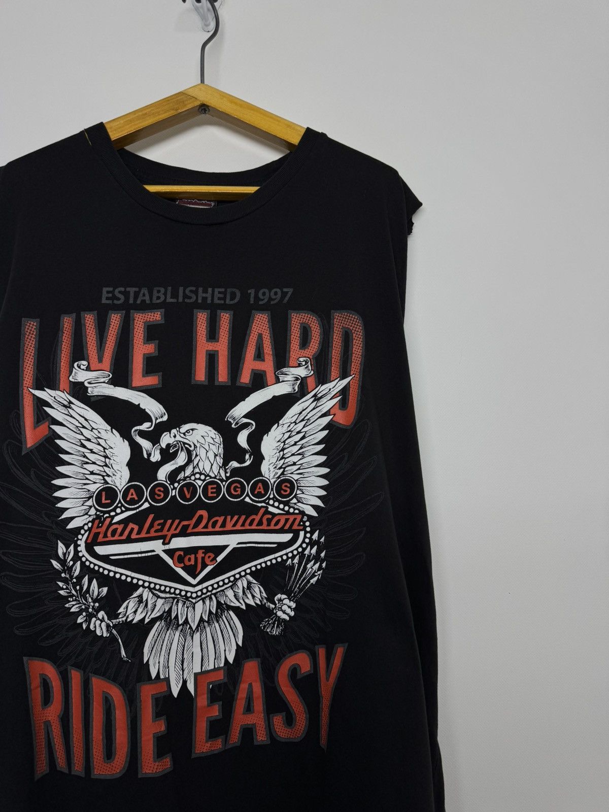 Harley Davidson HARLEY DAVIDSON Motorcycles LAS VEGAS Bike Singlet Tank Top Size US XXL / EU 58 / 5 - 7 Thumbnail