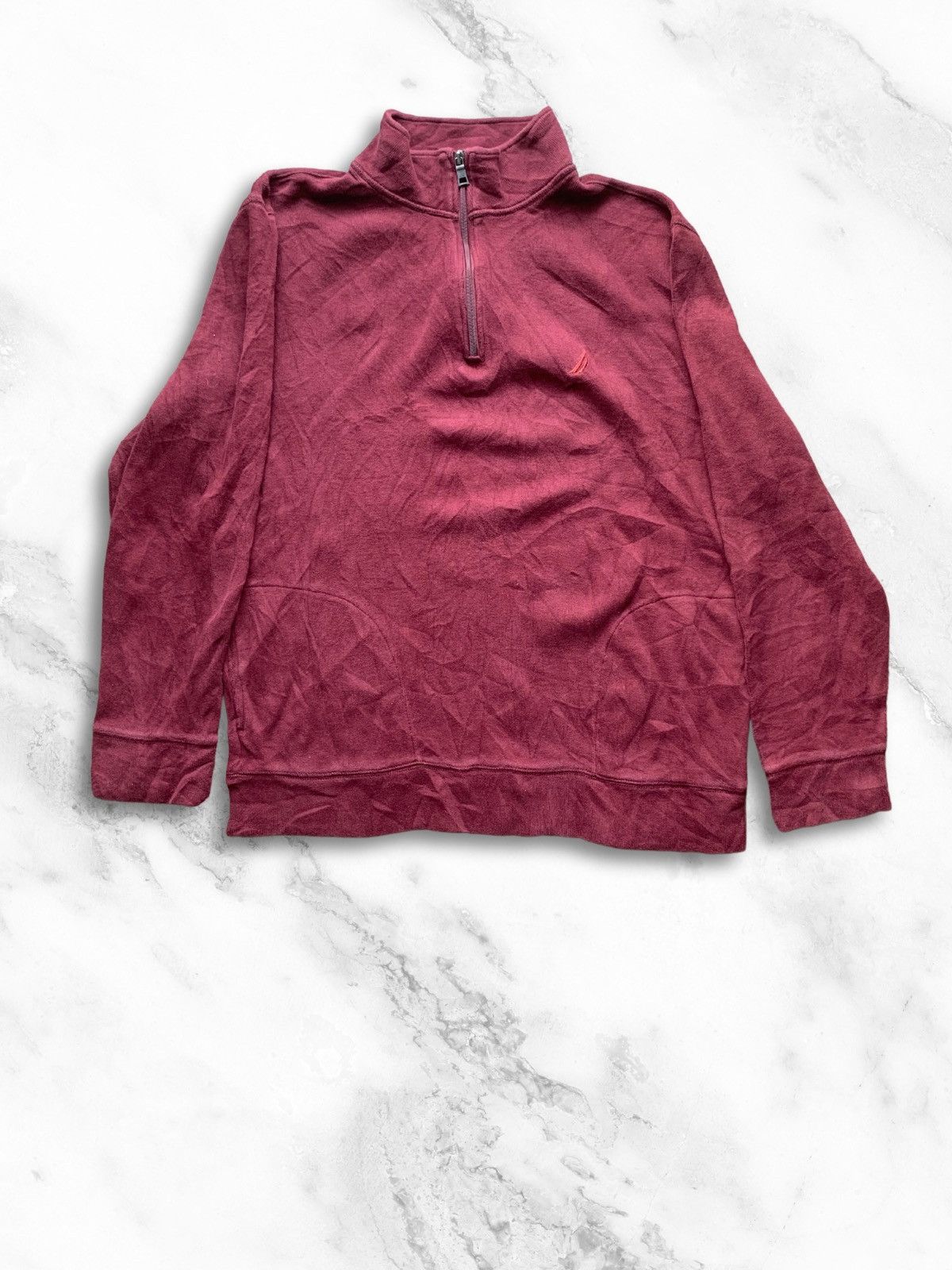 Nautica × Vintage Nautica Half Zip Sweater Size US XL / EU 56 / 4 - 1 Thumbnail