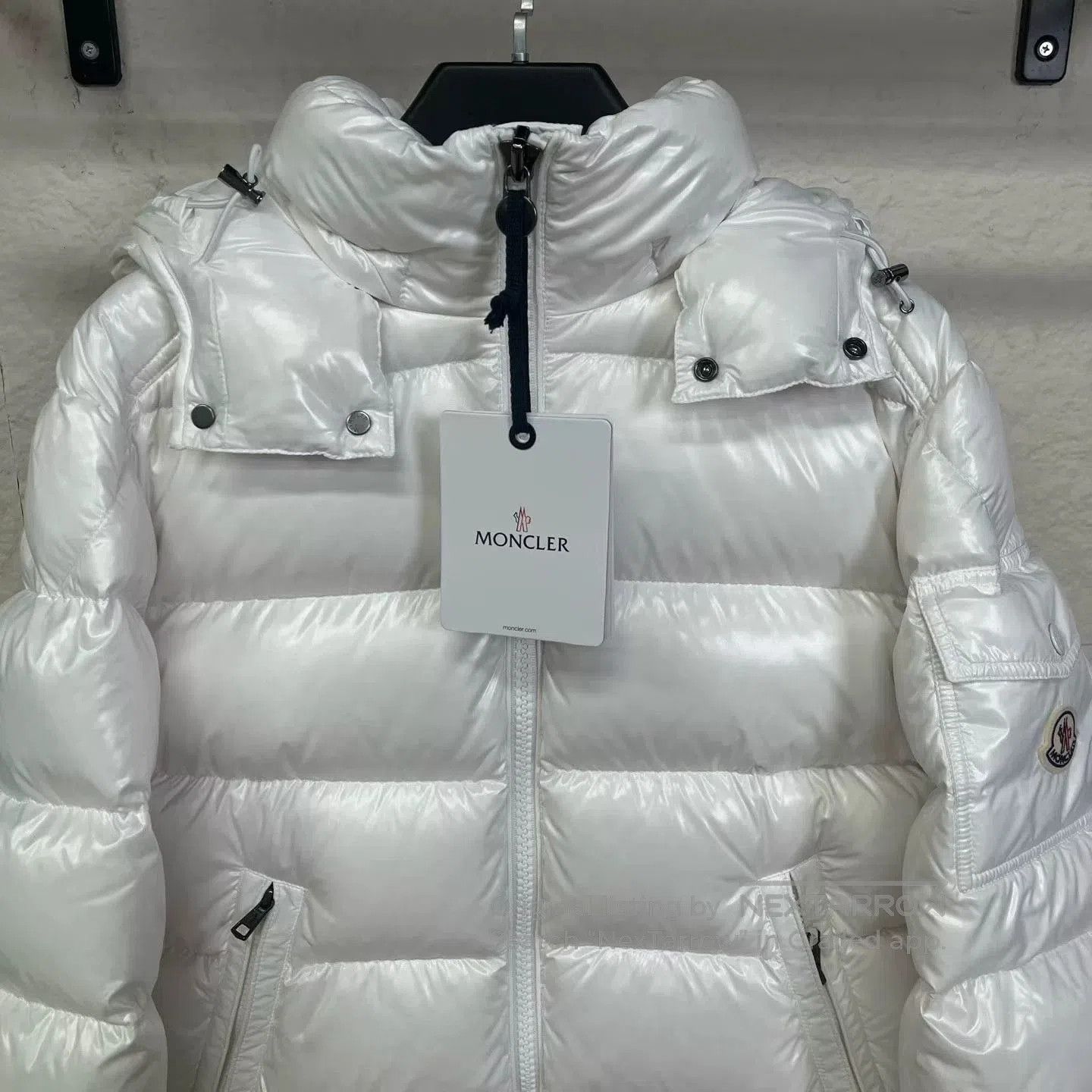 Moncler moncler white maya down jacket. Size US M / EU 48-50 / 2 - 3 Thumbnail