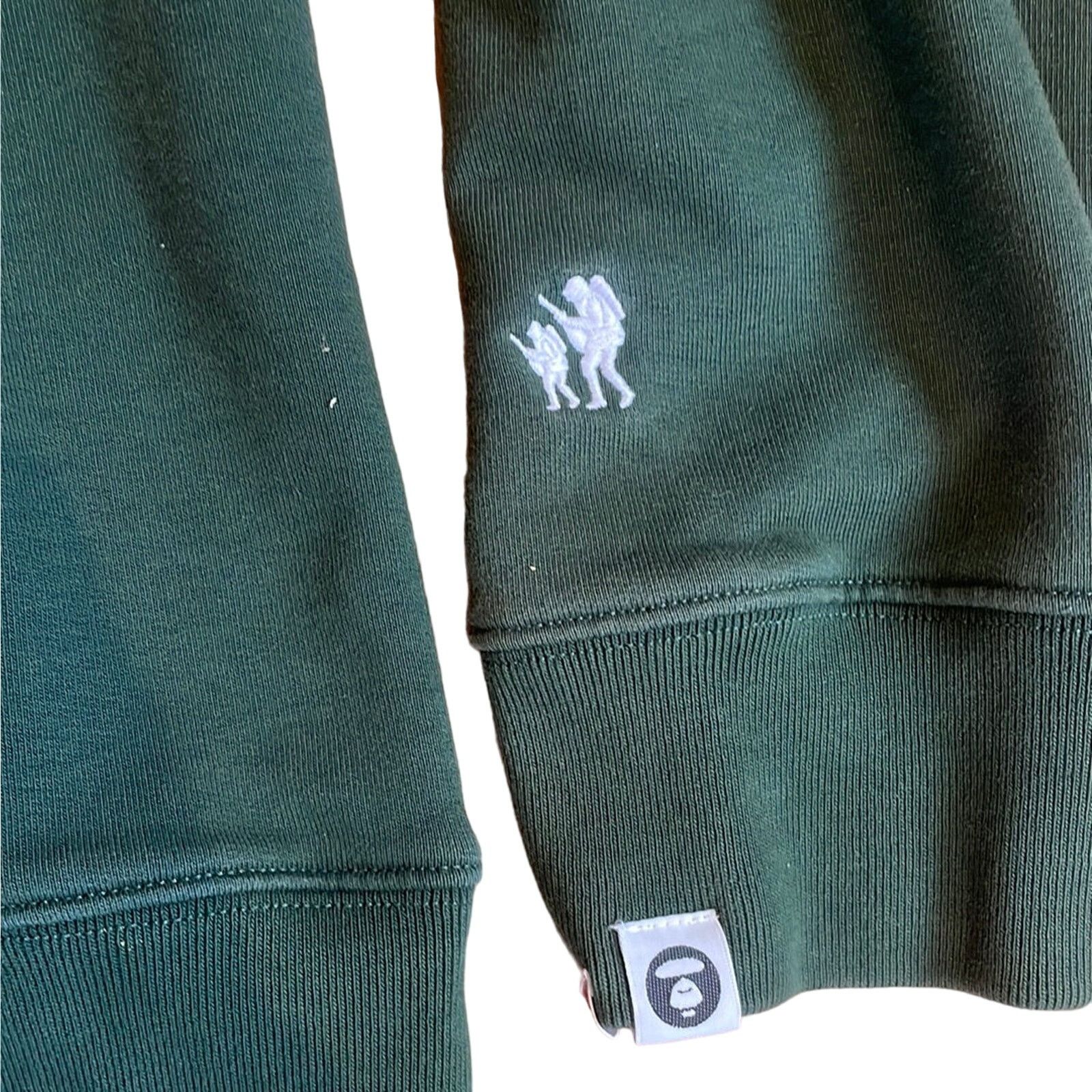 Aape × Bape Bape Somewhere In The Aape Universe Green Hoodie XXL Size US XXL / EU 58 / 5 - 6 Thumbnail