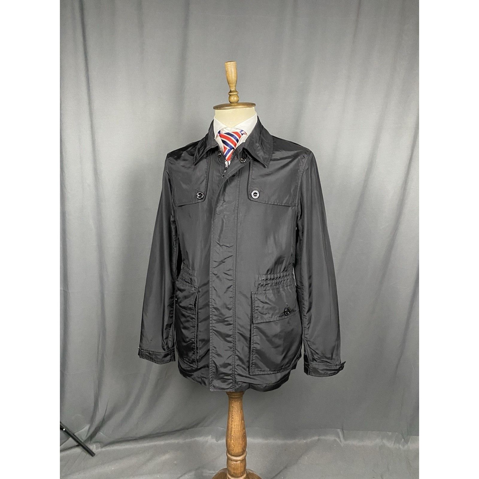 Burberry Burberry Nylon Men's Black Utility Multipocket Sportcoat Jac Size US L / EU 52-54 / 3 - 2 Thumbnail