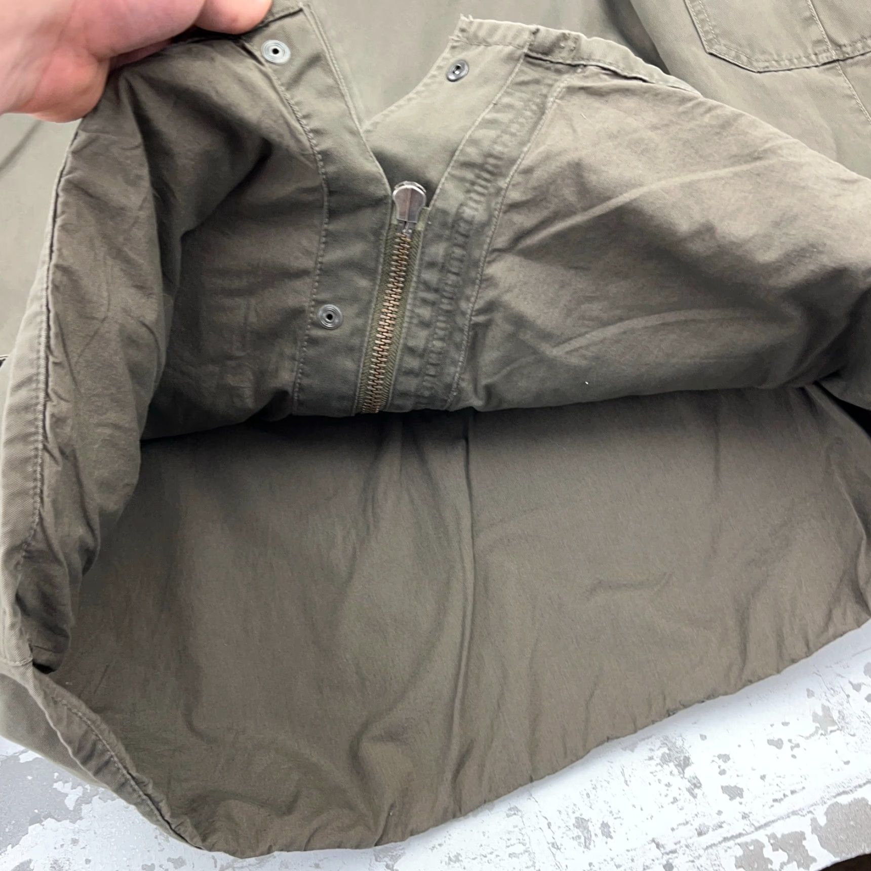 Banana Republic Banana Republic Barn Jacket Men Large Green Chore Coat Corduroy Collar Overcoat Jacket Casual Workwear Size US L / EU 52-54 / 3 - 7 Thumbnail