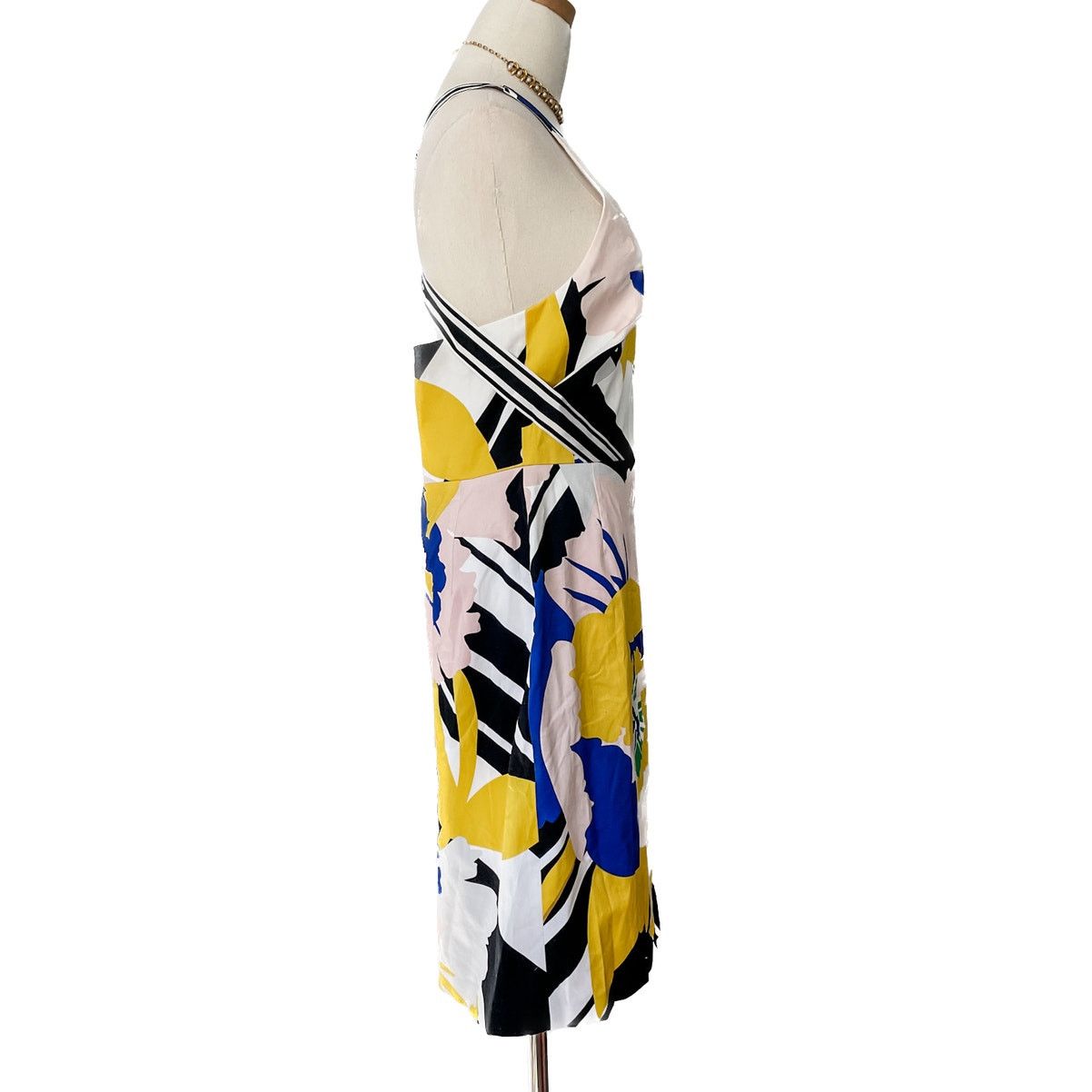Karen Millen Karen Millen floral print crisscross strap cotton dress 8 Size M / US 6-8 / IT 42-44 - 8 Thumbnail
