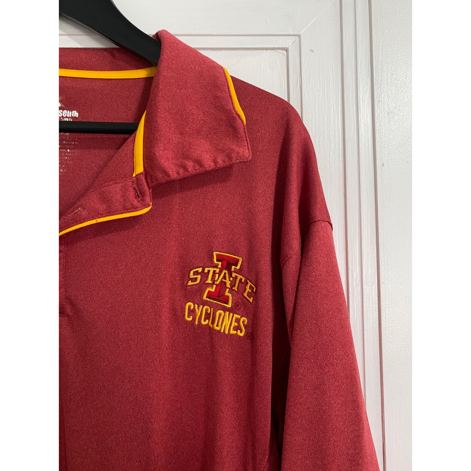 Colosseum Athletics Iowa State Cyclones Golf Polo Men's Size XLT Size US XL / EU 56 / 4 - 2 Thumbnail