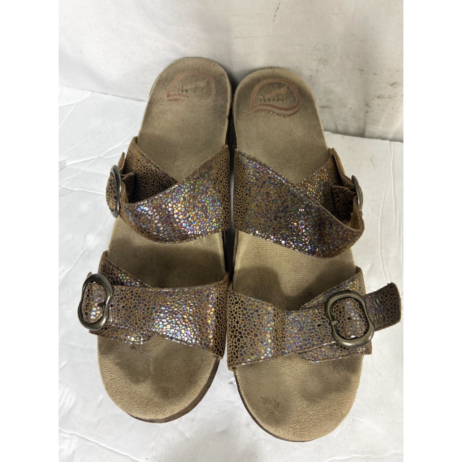 Dansko Dansko Sophie Iridescent Double Strap Clog Slide Sandals Sz 41 US Size 10.5-11 Size US 10.5 / IT 40.5 - 7 Thumbnail