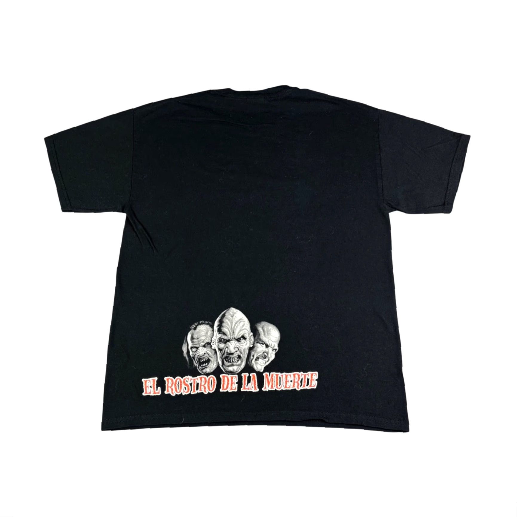 Vintage VINTAGE Airix T-Shirt Black Men's L Heavyweight Graphic Print Crew Neck Short Sleeve Retro Band Movie Tattoo 101 Dalmatians Aladdin Logo Mens Size US L / EU 52-54 / 3 - 2 Thumbnail