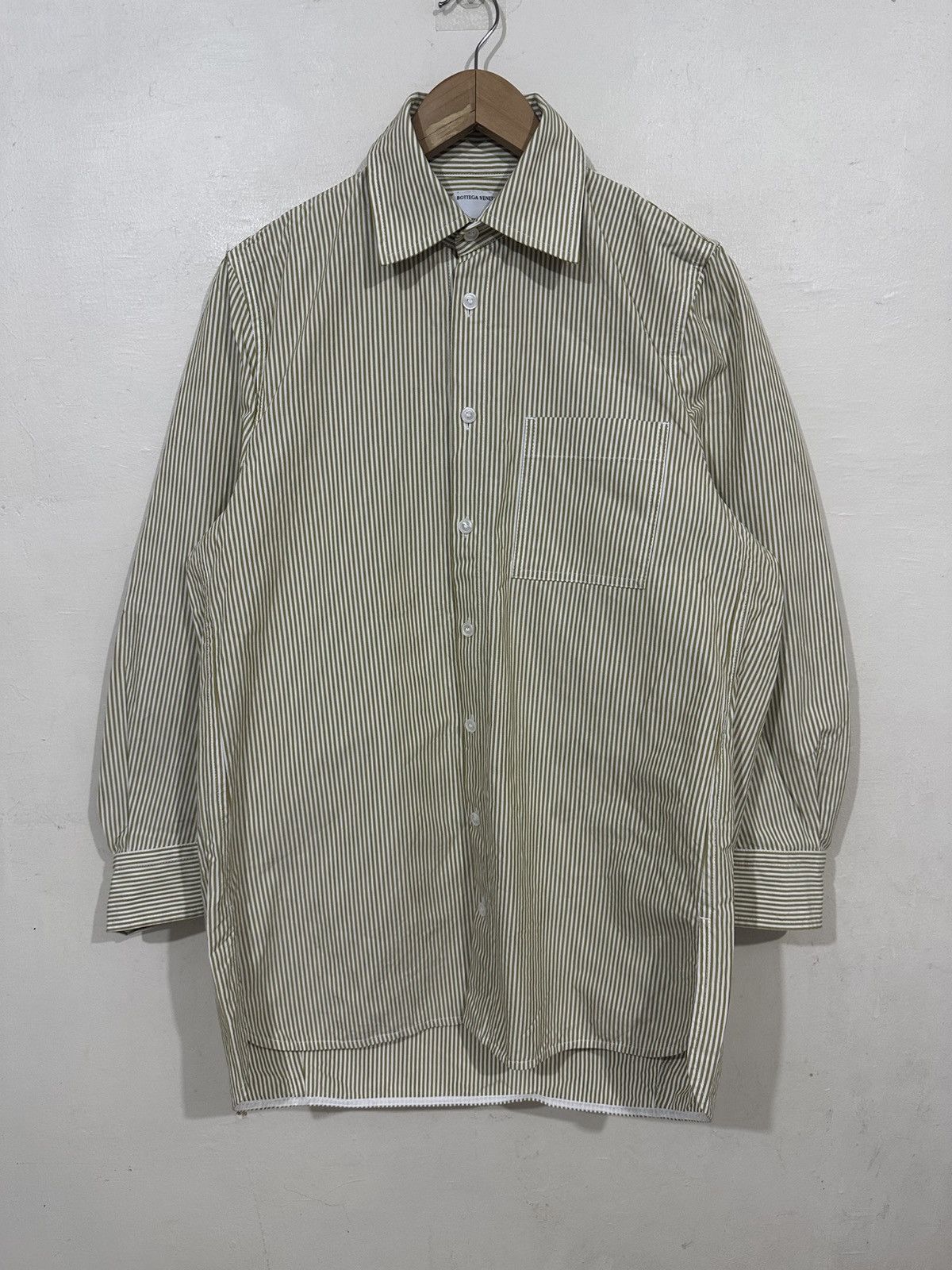 Bottega Veneta Bottega Veneta - Striped Shirt - Long Sleeve Size XS / US 0-2 / IT 36-38 - 1 Thumbnail